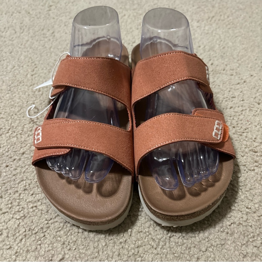 NEW SKECHERS CORAL FOOTBED CORK SANDALS RELAXED FIT  LUXEFOAM 1662282 WOMENS 10 - Picture 4 of 9